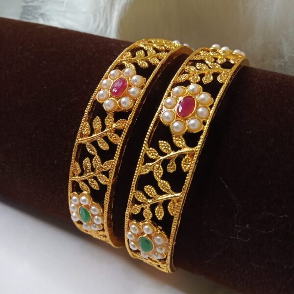 flower designer bangles