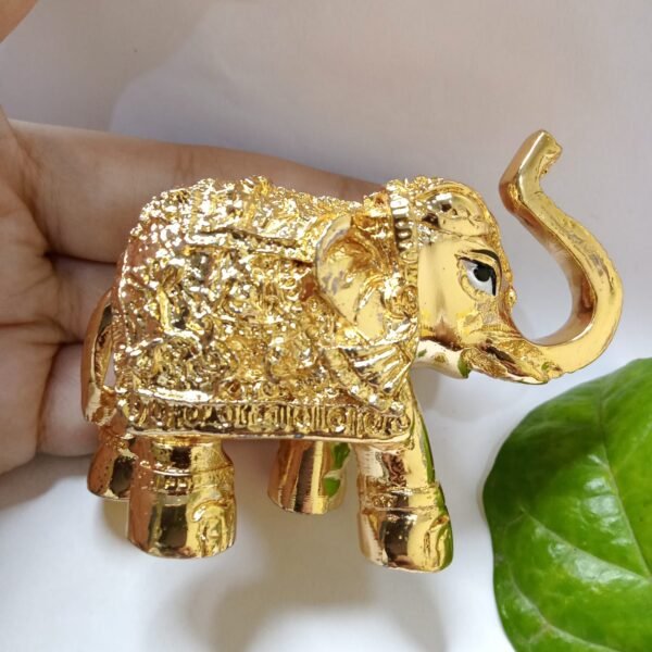 2 inch microplated gajlaxmi