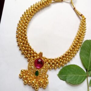 Gold-Plated Thushi - Jayashri Collection