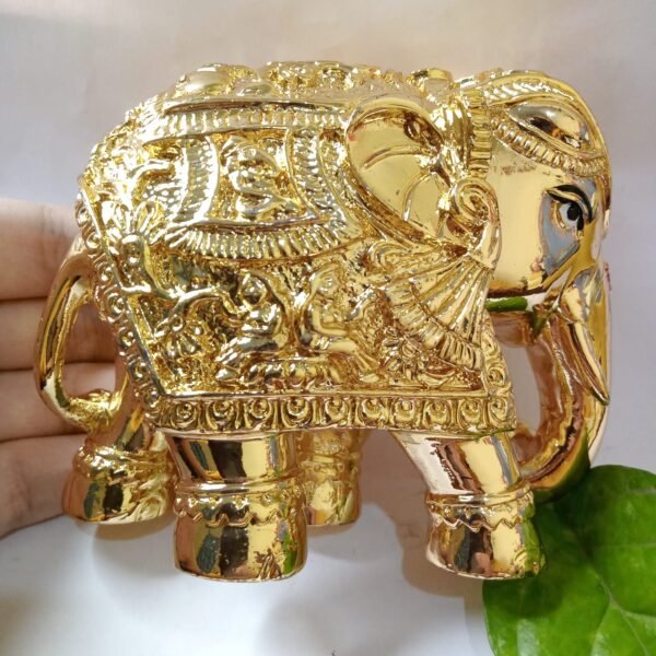 5 inch microplated gajlaxmi