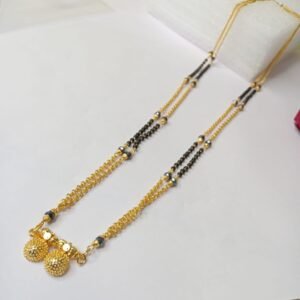 Micro gold mangalsutra