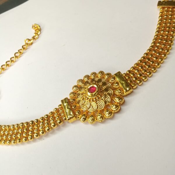 bajuband golden finishing – Preet Jewellery Collection