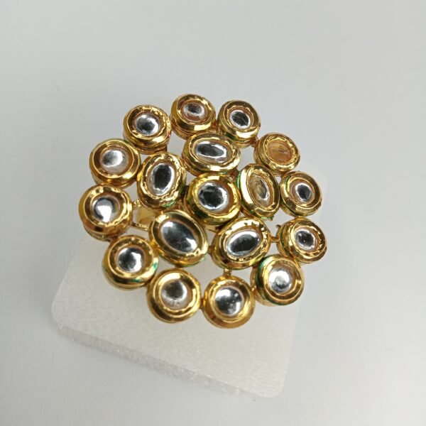 kundan finger ring