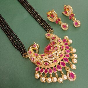 peacock mangalsutra