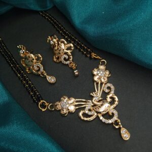 fancy coated mangalsutra