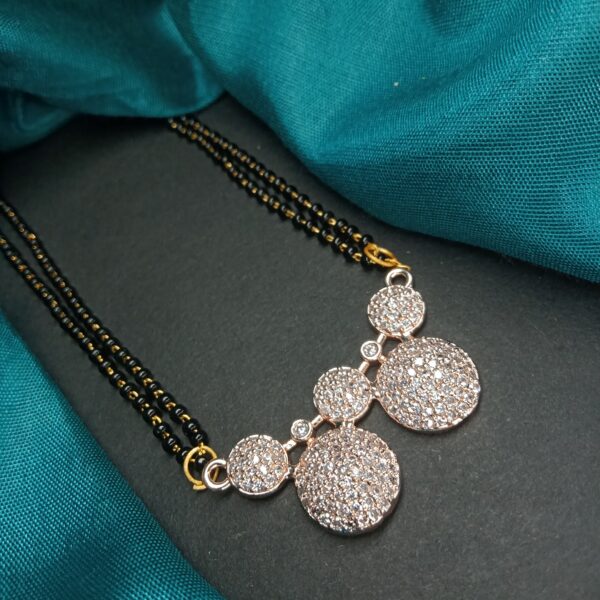 diamond wati mangalsutra