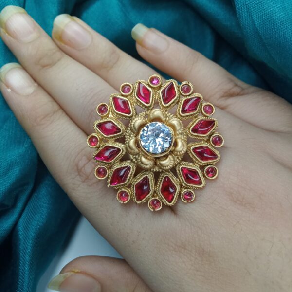 rajwadi finger ring