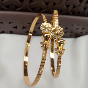 free size flower bangles