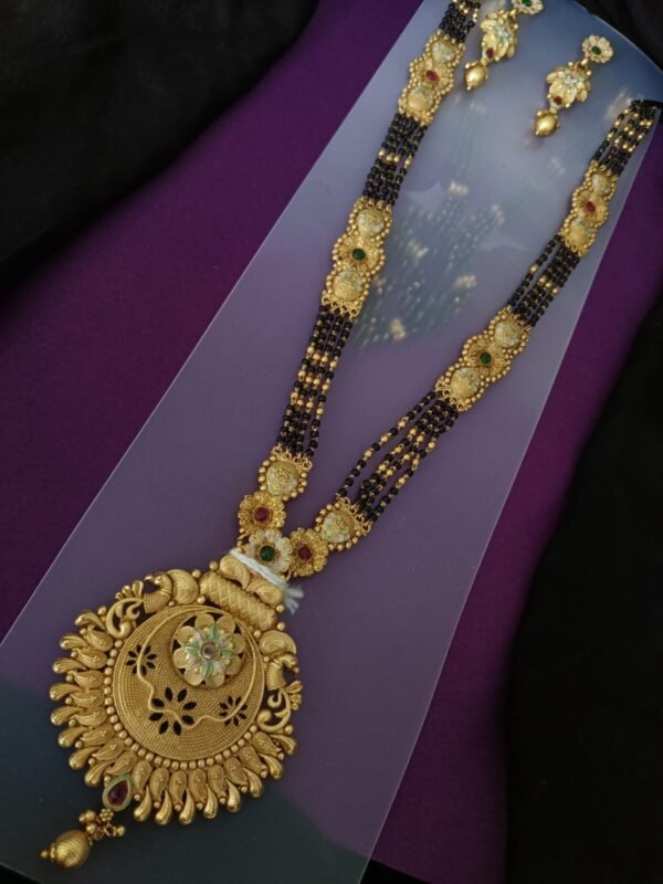 rajwadi mangalsutra