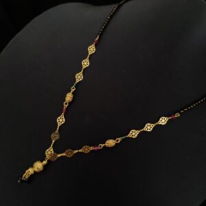 short micropolish mangalsutra
