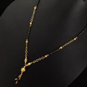 short micropolish mangalsutra
